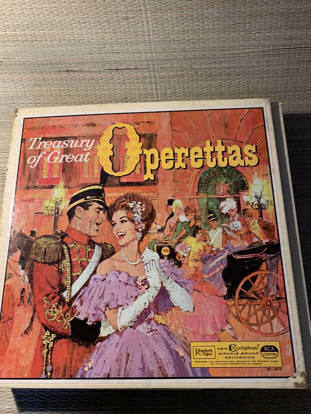 Vintage Readers Digest Treasury Of Great Operettas Vinyl Collection