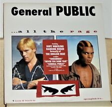 General Public – All The Rage  - 1984 Promo LP Record Album - Vinyl Near Mint picture
