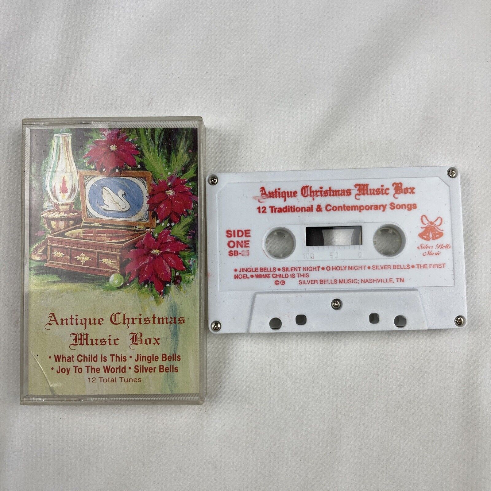 Antique Christmas  Music Box Cassette Tape 12 Tunes