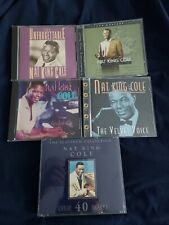 Nat King Cole 6 CD's LARGE collection Excellent Condition Unforgettable Velvet picture