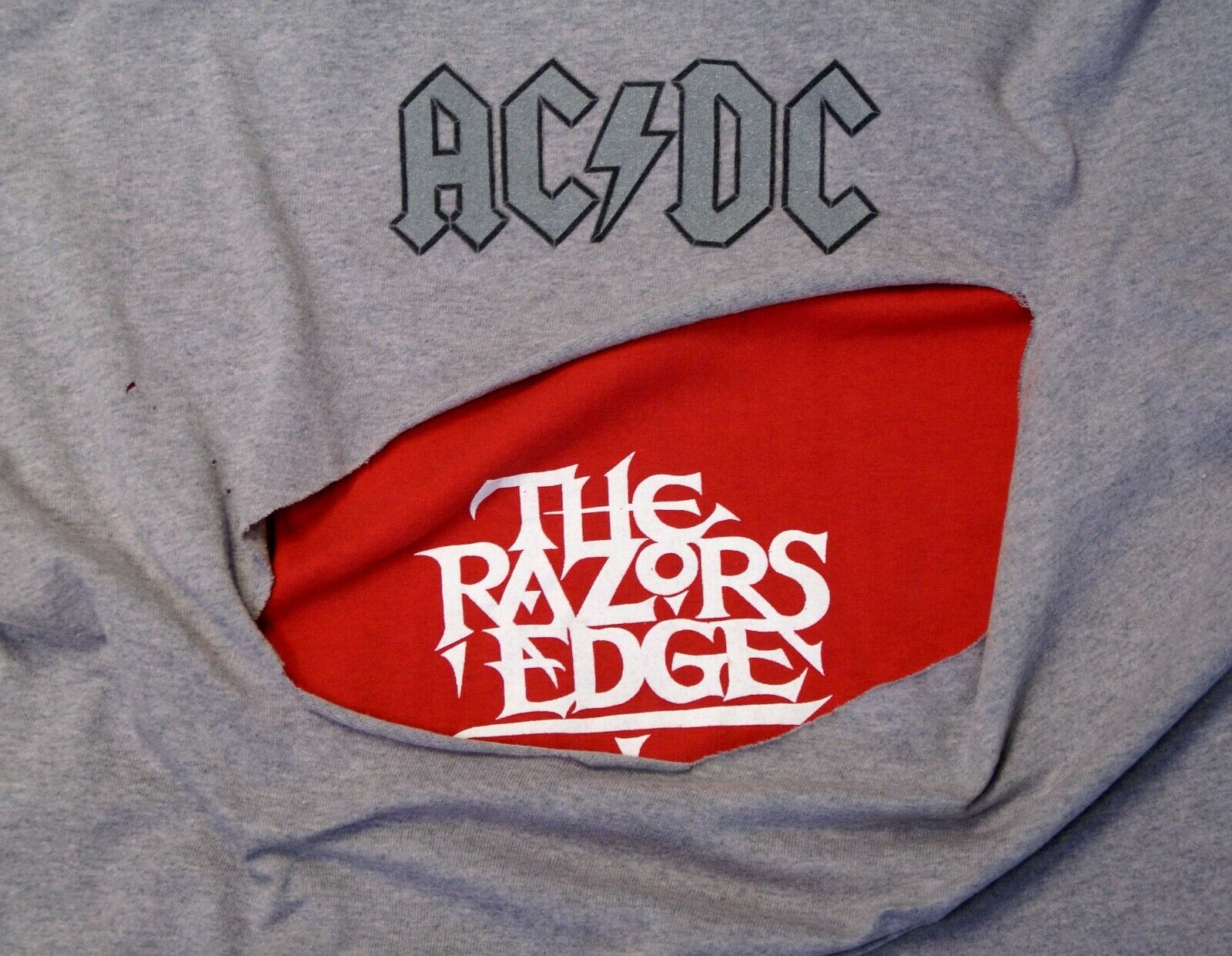 AC DC Shirt Original Official Vintage Razors Edge Promotion 1991