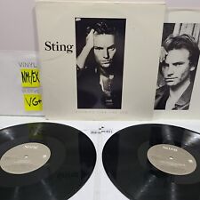 Sting Nothing Like the Sun 2 LP A&M 1987 NM EX+ Vinyl w/ Lyric Book Tested #N54 picture