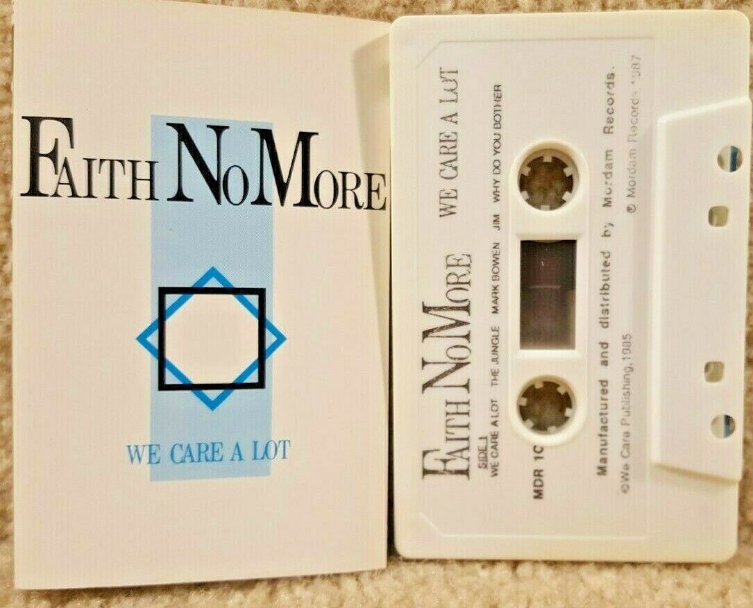 Vintage 1987 Cassette Tape Faith No More We Care A Lot Mordam Records