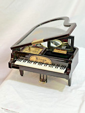 Vintage Antique Baby Grand Piano Style Jewelry Music Box p picture