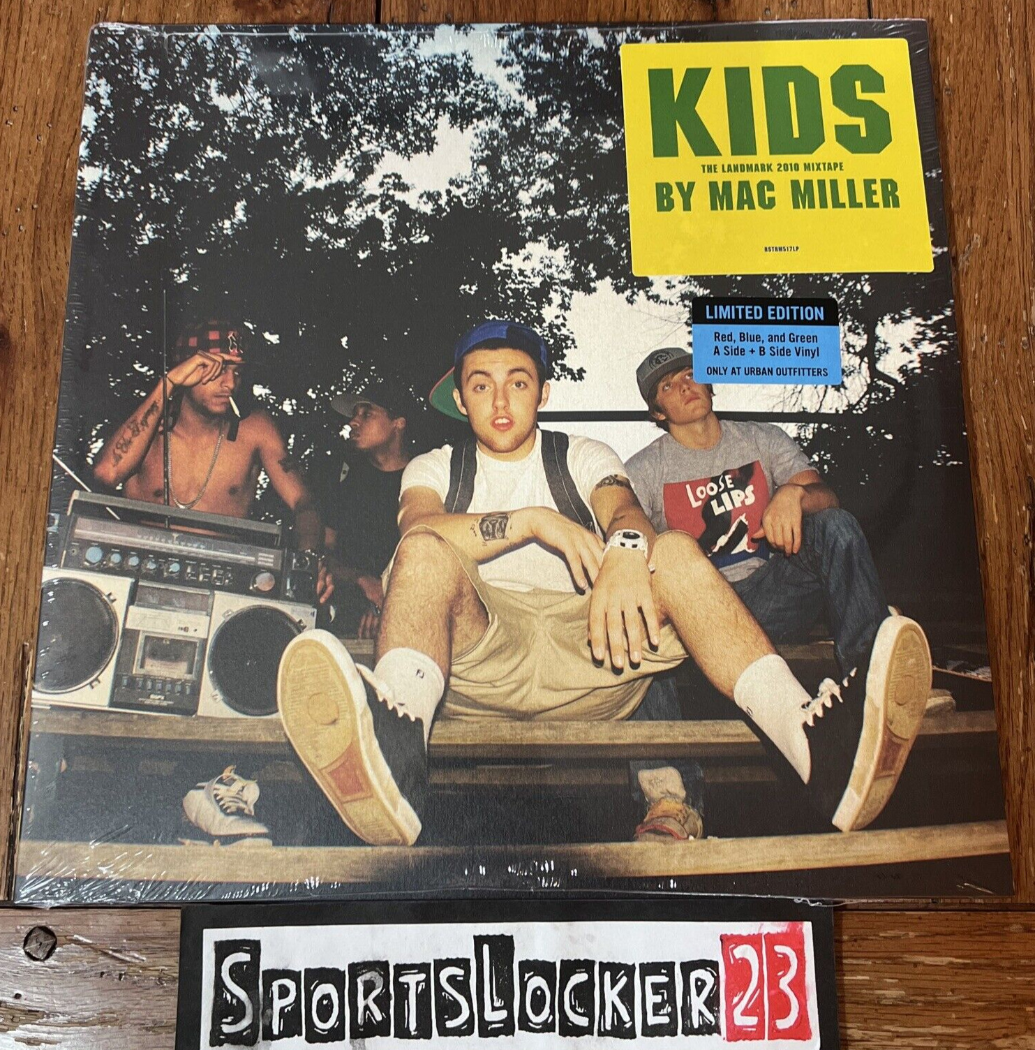 Mac Miller KIDS Urban Outfitters Exclusive 2xLP Red Blue Green Swirl Vinyl - NEW