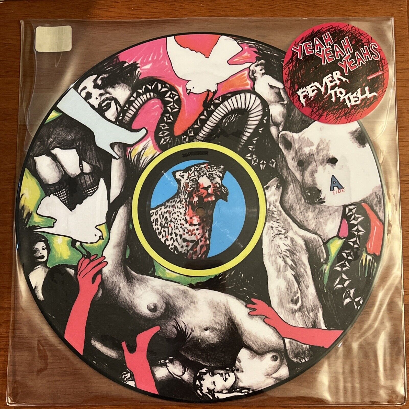 Yeah Yeah Yeahs Fever to Tell Picture Disc Vinyl LP Original 2003 SHIPS FREE