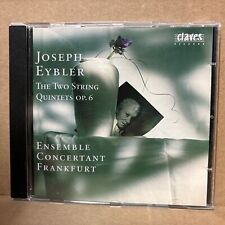 Eybler: The Two String Quintets, Op. 6-Ensemble Concertant Frankfurt, Claves picture