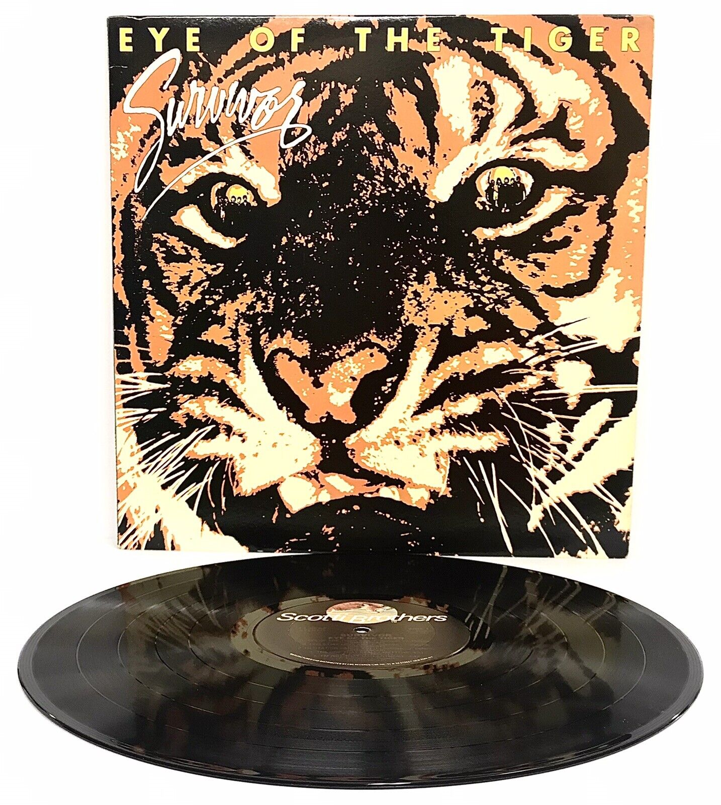 Survivor: Eye Of The Tiger Vinyl LP 1982 CBS 10 Tracks Rocky VG+\\VG+
