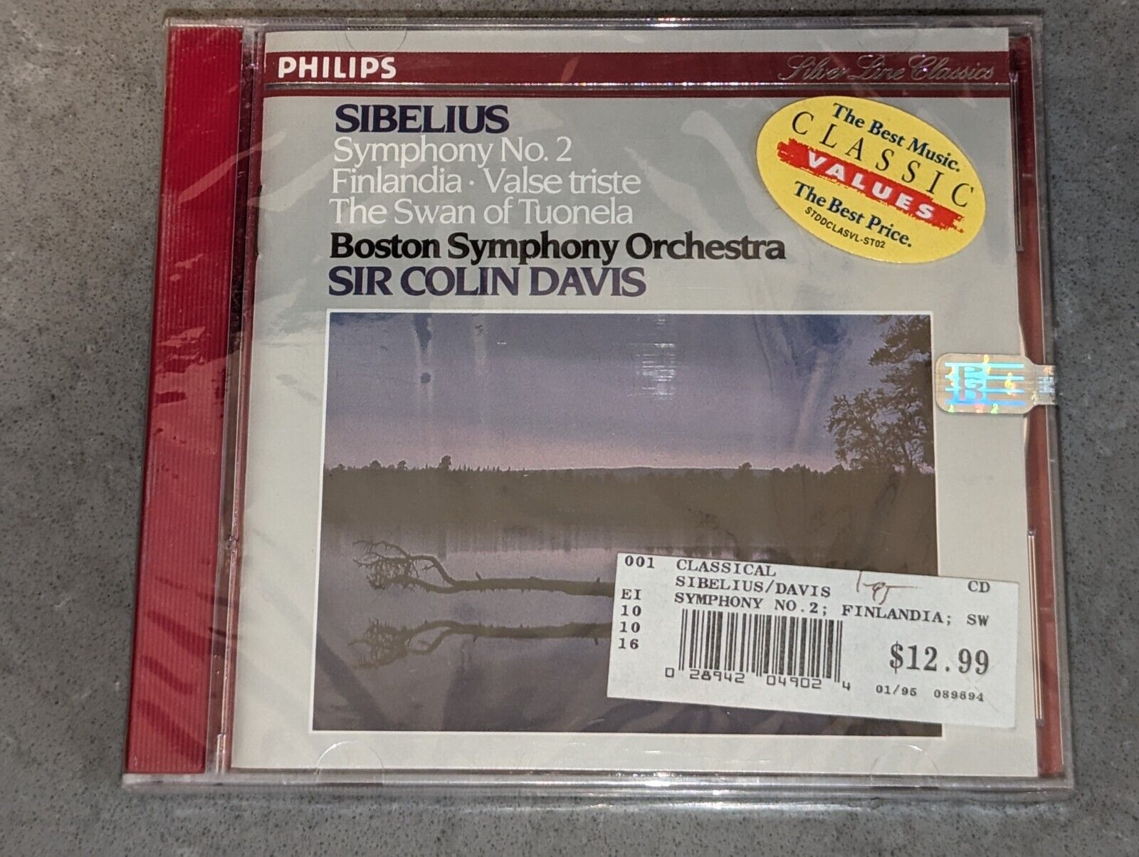 *NEW/SEALED* Sibelius Symphony No 2 CD Sir Colin Davis Boston Symphony Orchestra