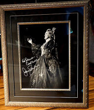 Beautiful Framed Large Signed Photo Of Dame Joan Sutherland picture