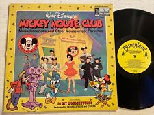 Walt Disney Mickey Mouse Club LP Disneyland Stereo 1975 Annette Jimmie Cubby VG+ picture