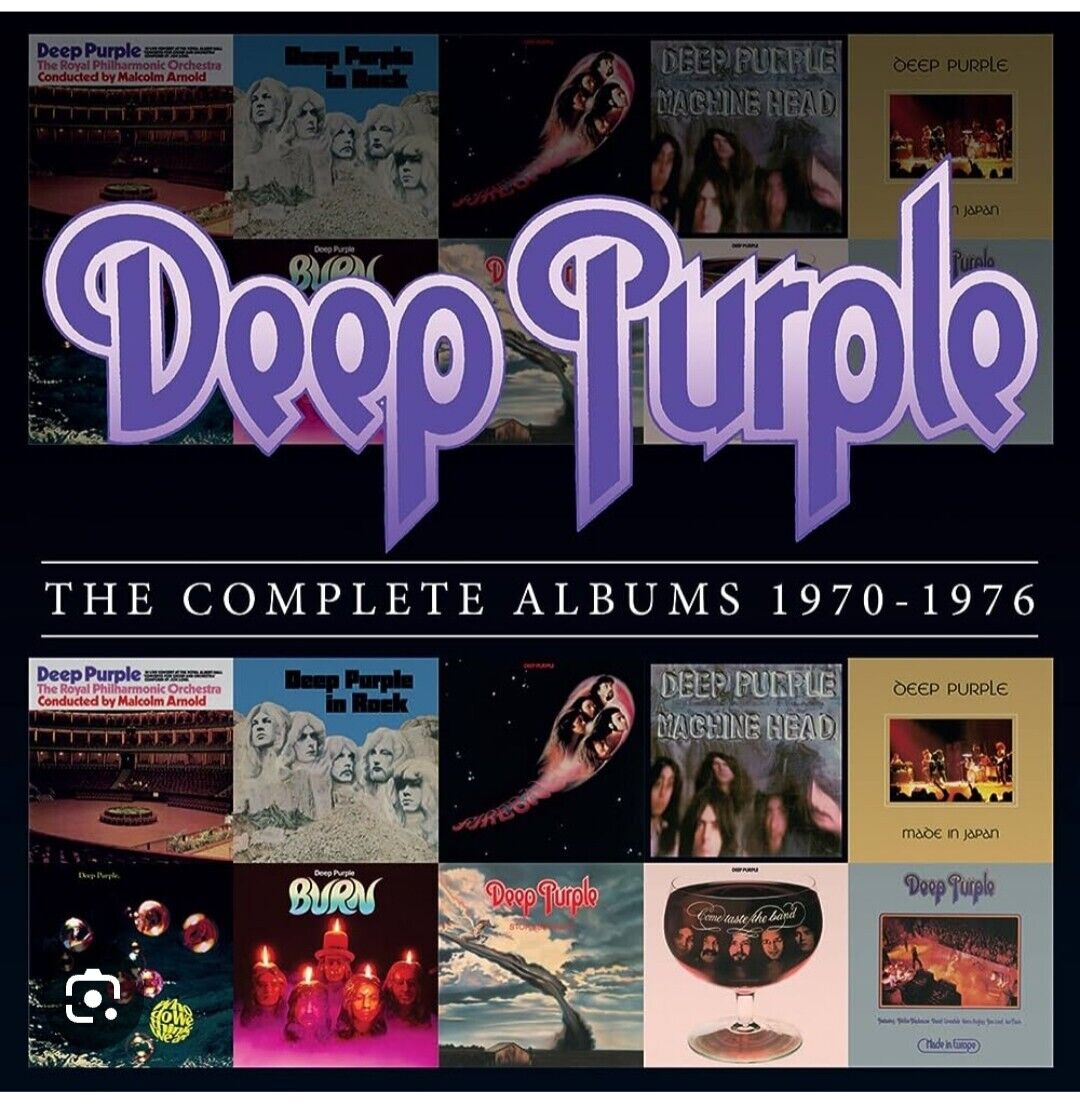 DEEP PURPLE 💜 The Complete Albums 10 CDS💿 1970-1976  NEW SEALED BOX✔ SET 2013 