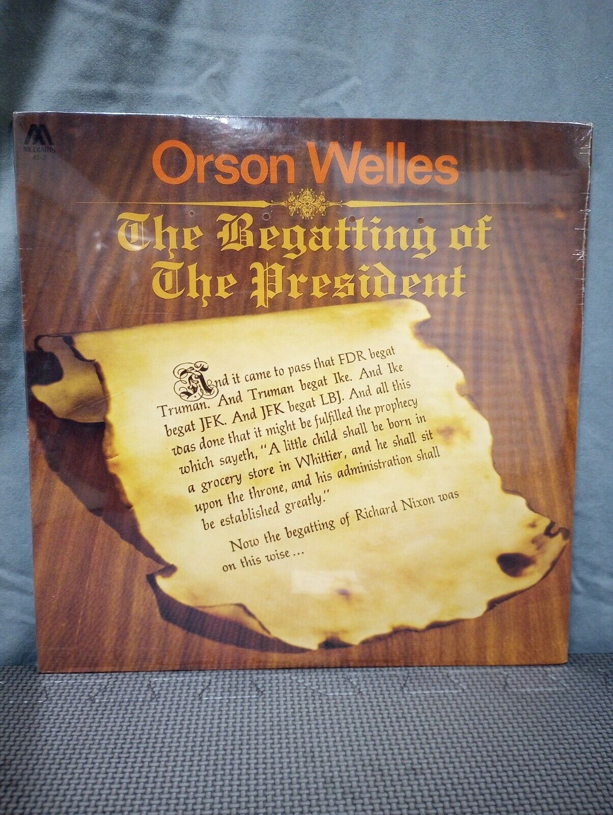 Sealed Vintage 60s Begetting Of The President Wells Vinyl Record Album LP 1969