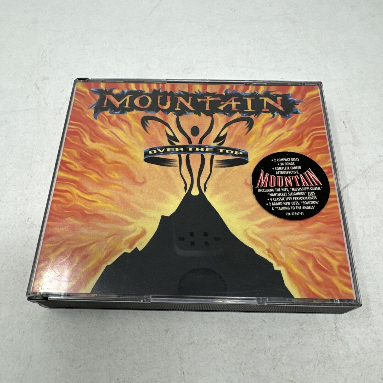 Mountain - Over the Top - Mountain CD 83VG The Cheap Fast Free Post