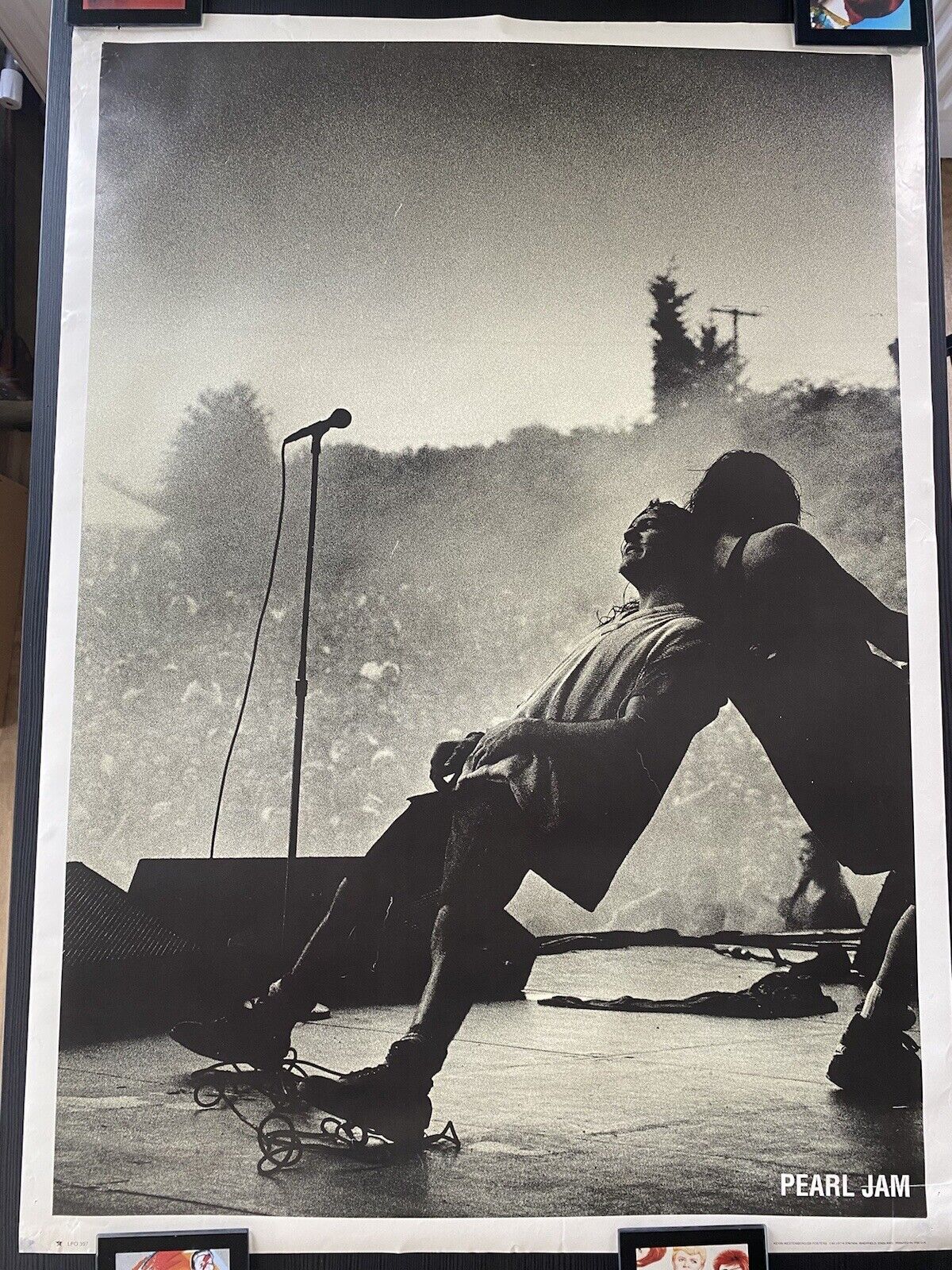 Pearl Jam Vintage 1992 Poster LPO 397 Lollapalooza Original Printing RARE