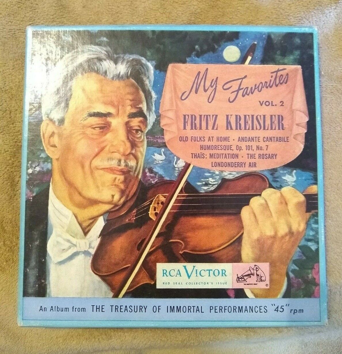 Vintage - My Favorites Vol. 2 Fritz Kreisler - RCA Victor Red Seal records 45
