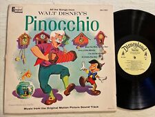 Walt Disney Pinocchio OST LP Disneyland 1959 Mono VG picture