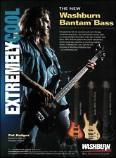 Extreme band Pat Badger 1994 Washburn XB200 Bantam Bass guitar series ad print picture