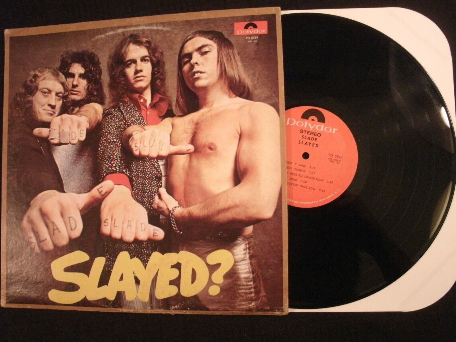 SLADE - Slayed? - 1972 Polydor Vinyl 12\'\' Lp./ VG+/ Glam Hard Rock Vocal Pop