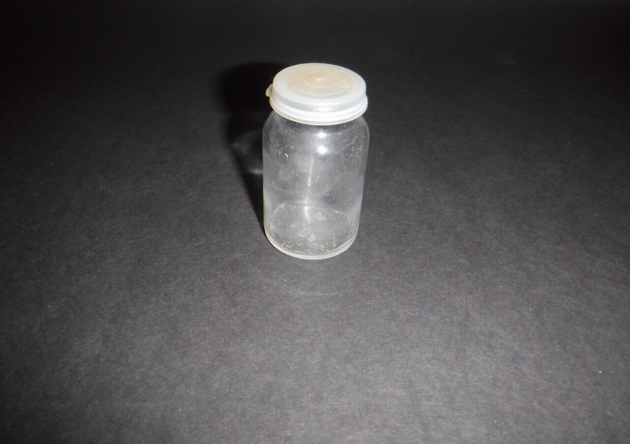 Vintage Coricidin Style Glass Medicine Empty Bottle Double Seam Guitar Slide