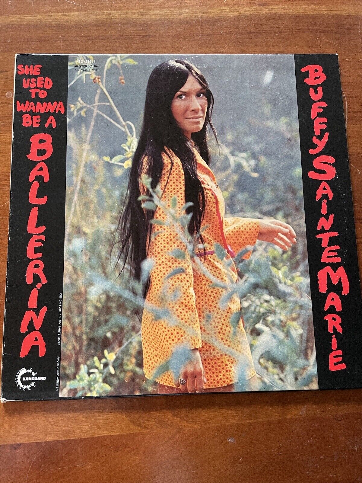 BUFFY SAINTE MARIE She Used To Wanna Be A Ballerina LP Vintage Vinyl 1971 VG+