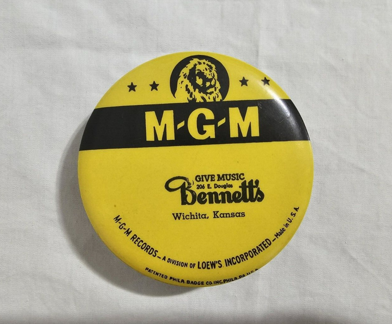 Vintage MGM Record Vinyl Cleaner - Bennett\'s - Wichita Kansas