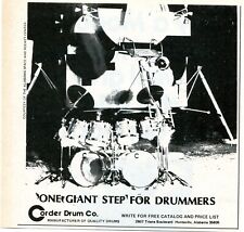 1983 small Print Ad of Corder Drums at Alabama Space & Rocket Center picture
