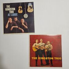 THE KINGSTON TRIO Lot of 2 Vinyl LPs: The Kingston Trio (Self-Titled) & At Large picture