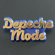 Vintage Depeche Mode Pin Badge 1970s/1980s Era Dark Blue picture
