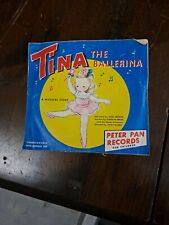 Vintage 1952 Tina the ballerina Peter Pan records for children picture