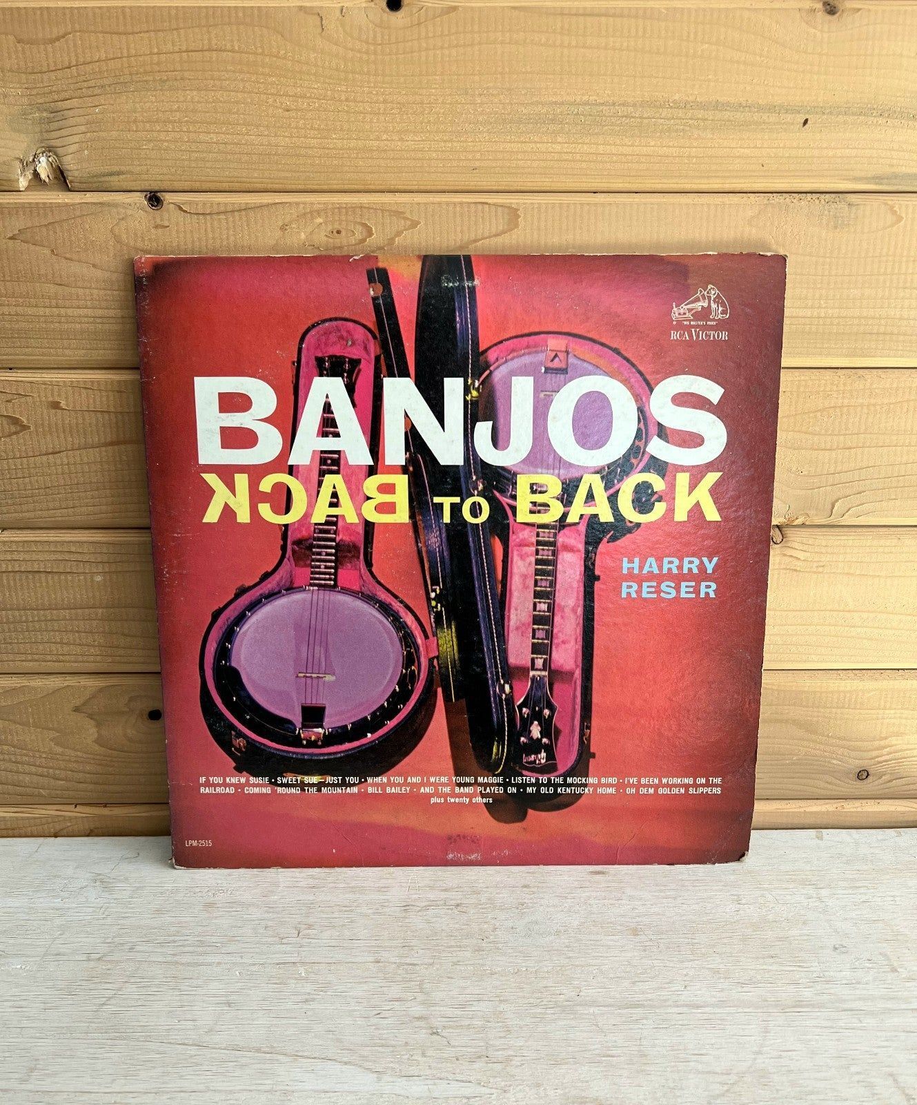 Harry Reser Banjos Back to Back Vinyl RCA Record LP 33 RPM 12\
