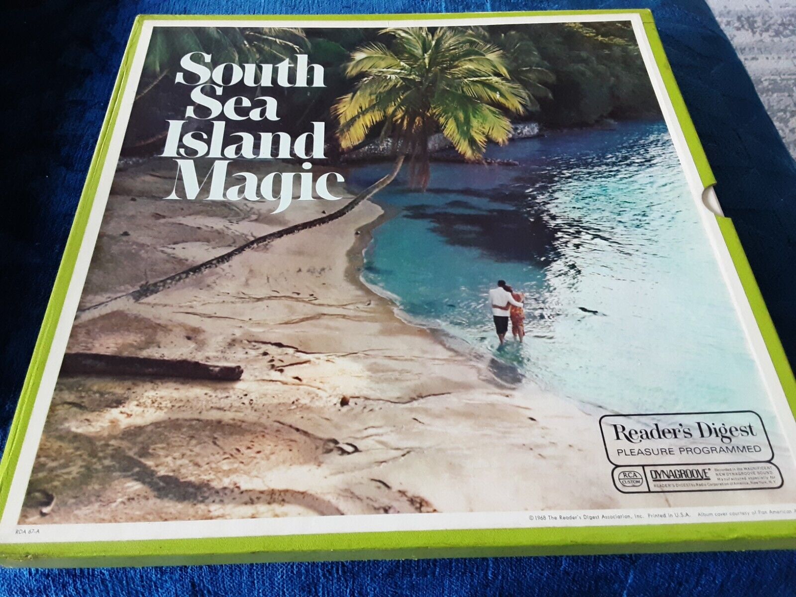 Vintage 1968 Reader's Digest South Sea Island Music 4 Vinyl Record Album Set
