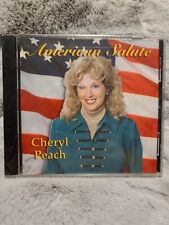 Shelf00o AUDIO CD NEW~ American salute - Cheryl peach picture