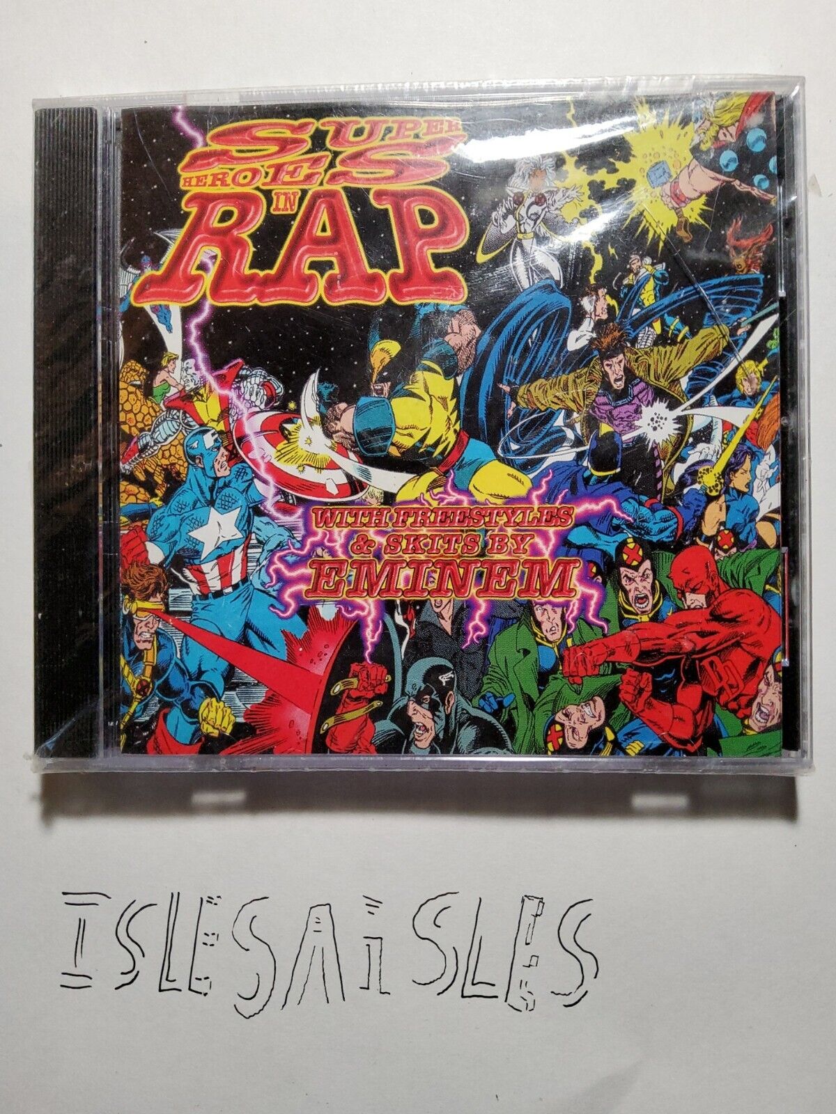 EMINEM VERY RARE Sealed SUPER HEROES IN RAP QUIET AS KEPT MIXTAPE CD 1999
