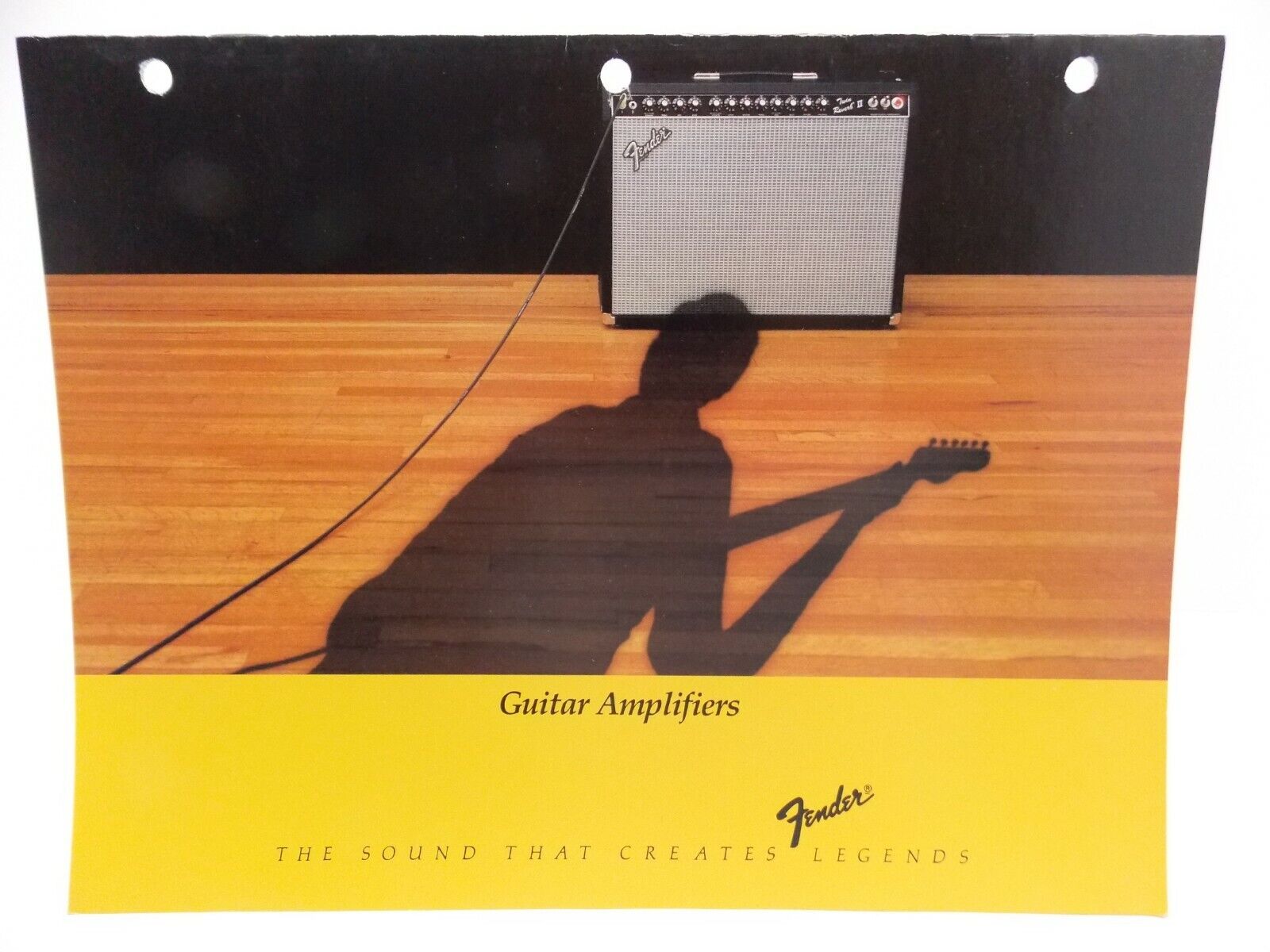 FENDER Vtg 1983 Guitar and Bass Amplifier Catalog Brochure #240255