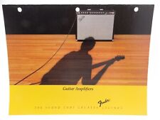 FENDER Vtg 1983 Guitar and Bass Amplifier Catalog Brochure #240255 picture