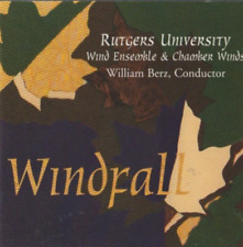 RUTGERS UNIVERSITY Wind Ensemble & Chamber Winds - Windfall  CD RARE OOP 1996 picture