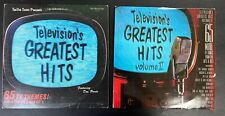 TELEVISION'S GREATEST HITS Various Vinyl Set Of Two picture