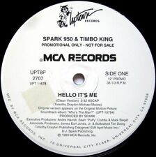 Spark 950 & Timbo King- Hello It's Me 1993 UPT8P-2707 Vinyl 12'' picture