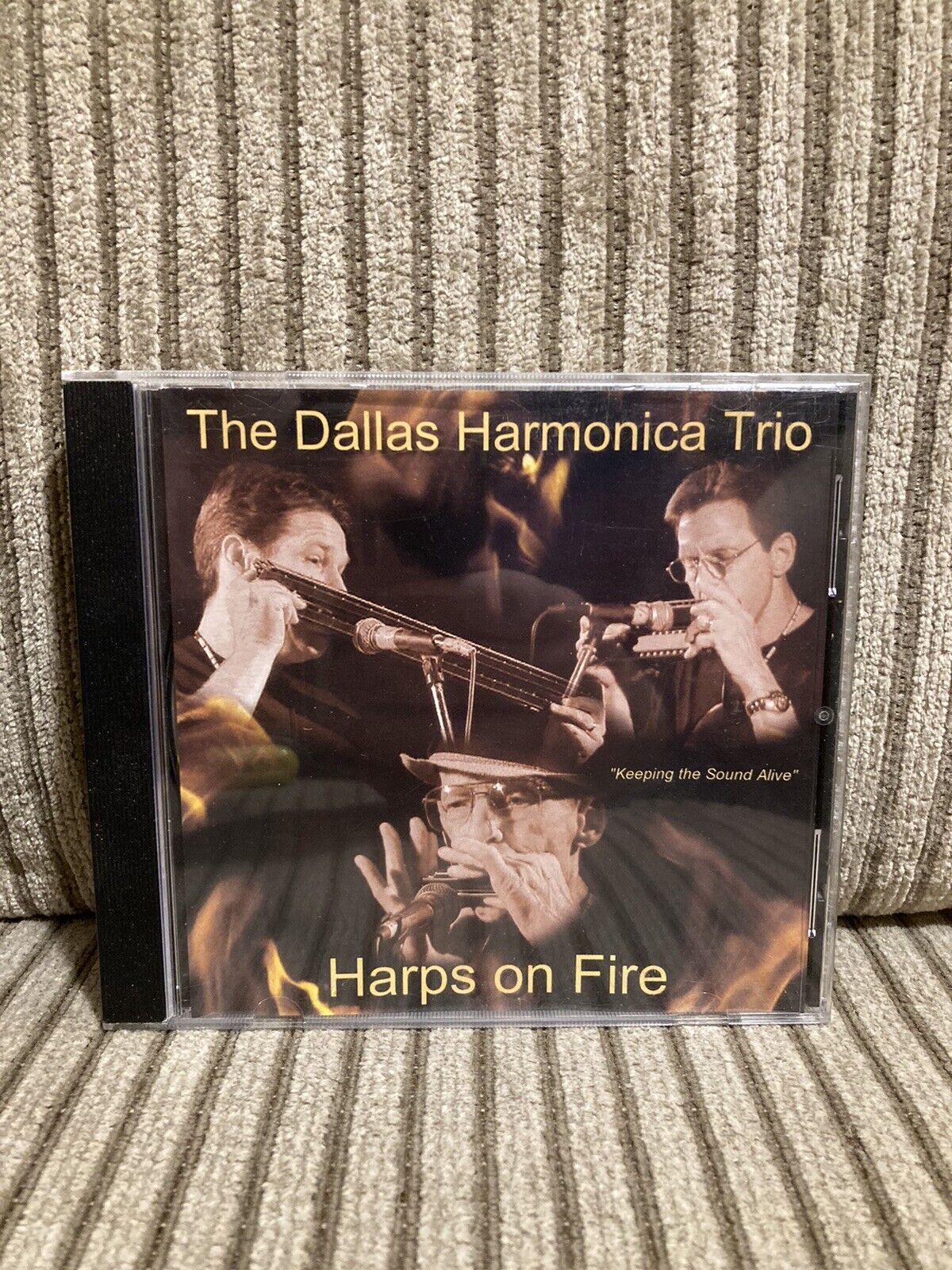 The Dallas Harmonica Trio - Harps on Fire CD Rare Tested