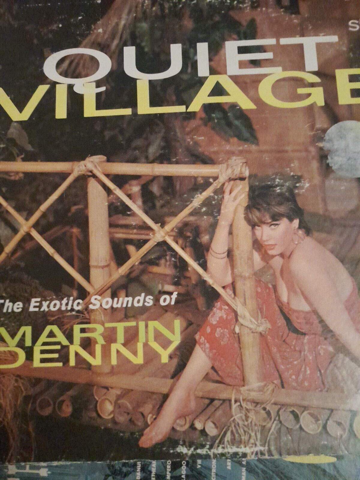 Vintage 1950 Quiet Village The Exotic Sound Of MARTIN DENNY 12 VINYL LP LST-7122