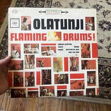 OLATUNJI Flaming Drums LP COLUMBIA CL 1866 STEREO 1962 African Spiritual Jazz NM picture