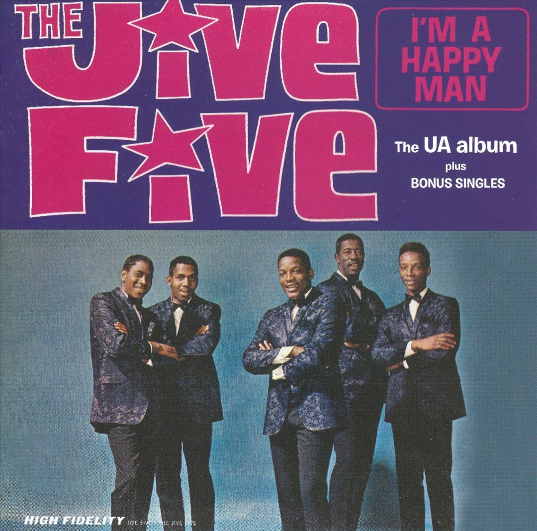 THE JIVE FIVE - I'M A HAPPY MAN NEW CD