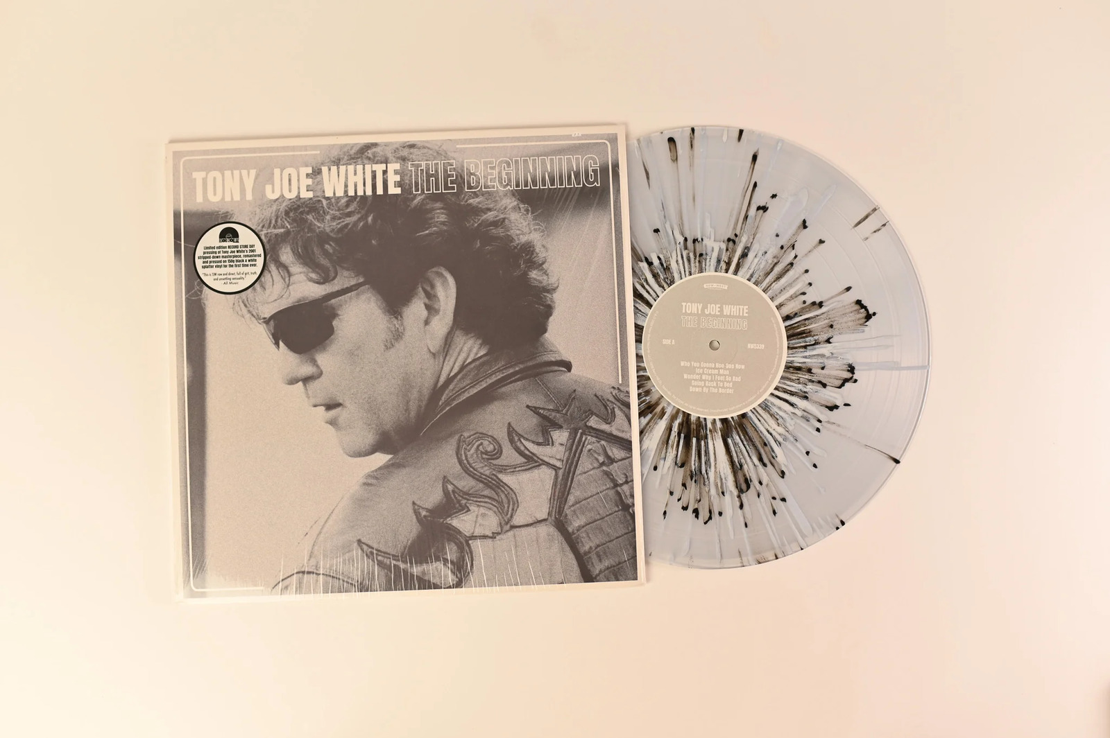 Tony Joe White - The Beginning on New West Ltd RSD Black & White Splatter