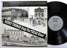 HENRY THOMAS Sings The Texas Blues 1927-28 LP MINT- vinyl w/Insert  Dh 242 picture