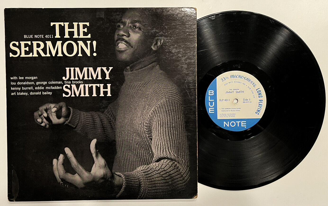 Jimmy Smith - The Sermon    Blue Note - BLP 4011  Mono   RVG Ear