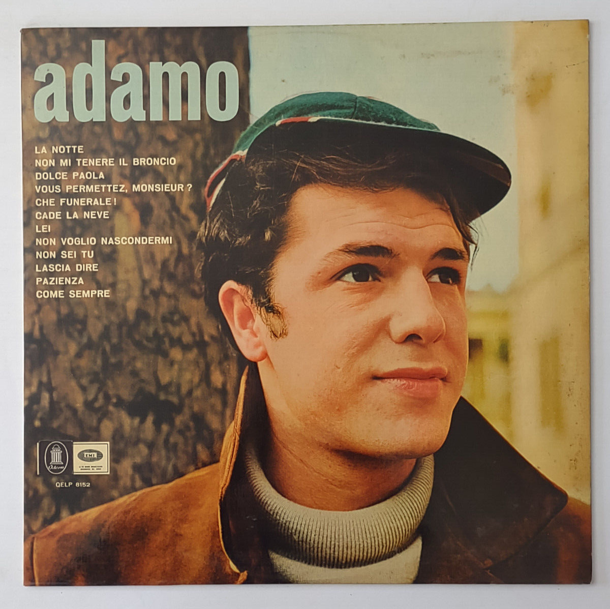 Adamo vinyl record Odeon QELP 8152 Tested Works
