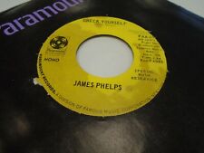 James Phelps Check Yourself / My Lover's 45 RPM Paramount EX promo MONO soul picture