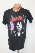 Michael Jackson BAD World European Tour 1988 Shirt Vintage Jersey Black Size L picture