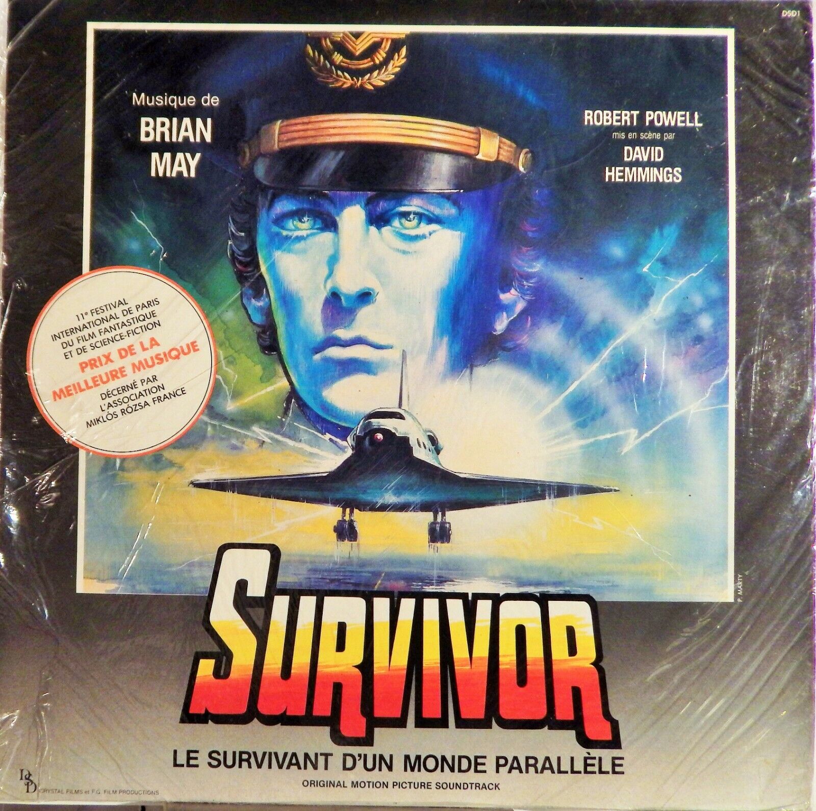 SURVIVOR (1980 BRIAN MAY) MINT SOUNDTRACK LP  ROBERT POWELL, DAVID HEMMINGS